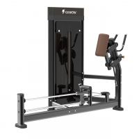 Customized Gym Equipment Commercial Pin Loaded Glute Extension Indoor Strength Training Fitness Seated Hip Thrust Glute Machine